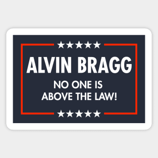 Alvin Bragg - No One is above the Law! (blue) Sticker